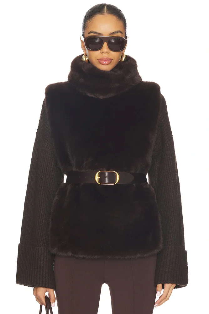 Laurelle Faux Fur Vest