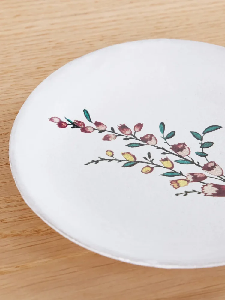 Elliot's Blueberry ceramic plate