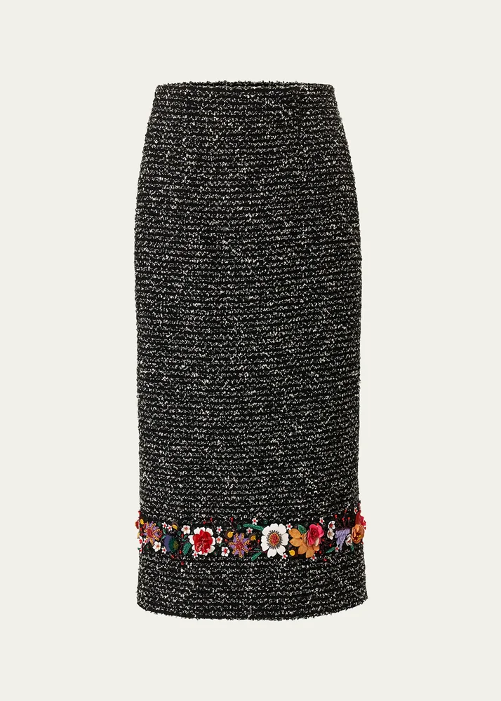 Embellished Pencil Skirt