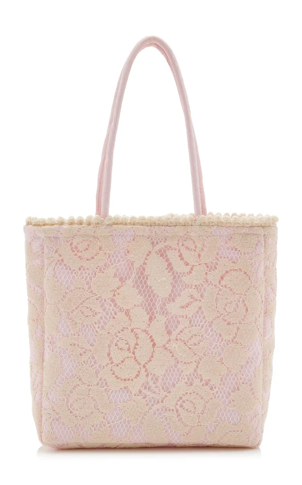 Exclusive La Isla Leah Small Lace Tote Bag