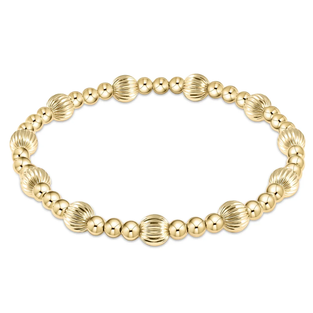 Dignity Sincerity Gold 6mm Bracelet