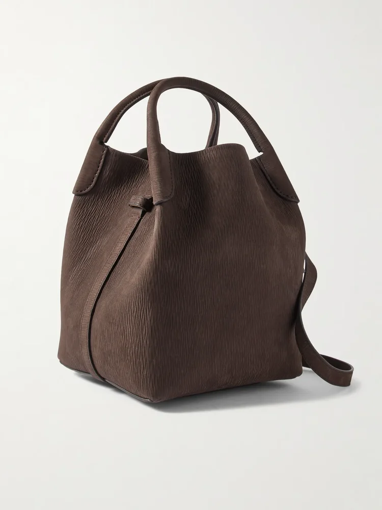 bale small textured suede shoulder bag
