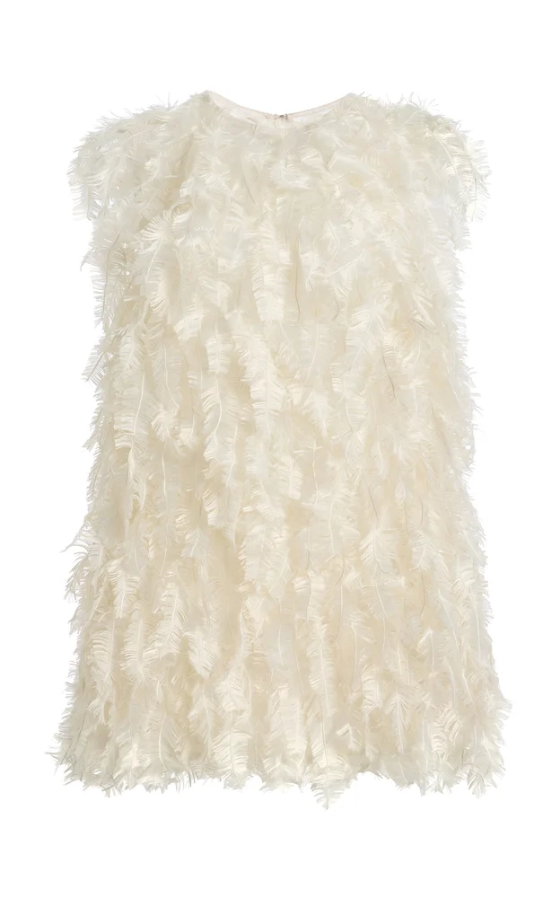 Fei Feather-Embellished Top
