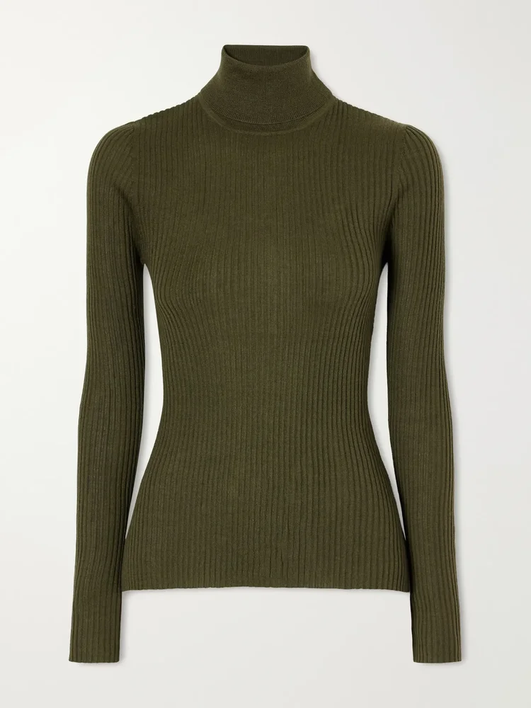 Peppe ribbed cashmere-blend sweater