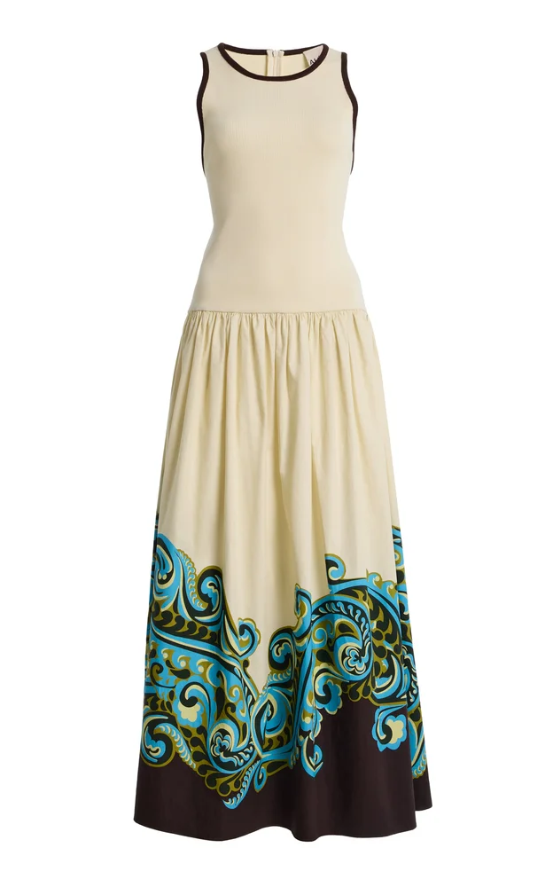 Natalia Cotton Midi Tank Dress