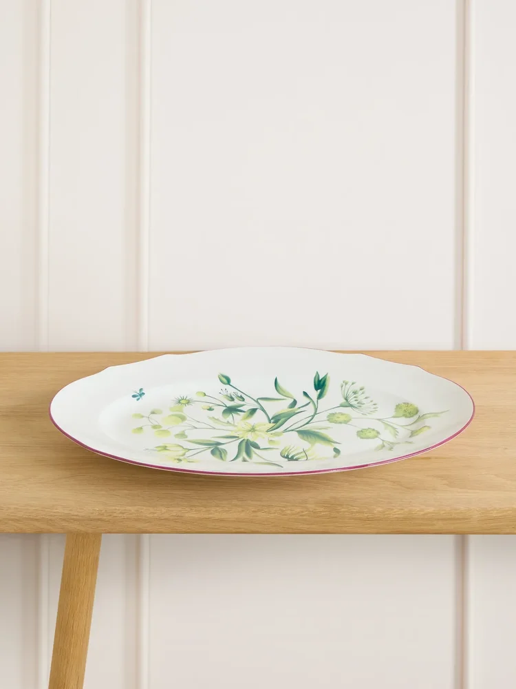 Floreanza porcelain platter