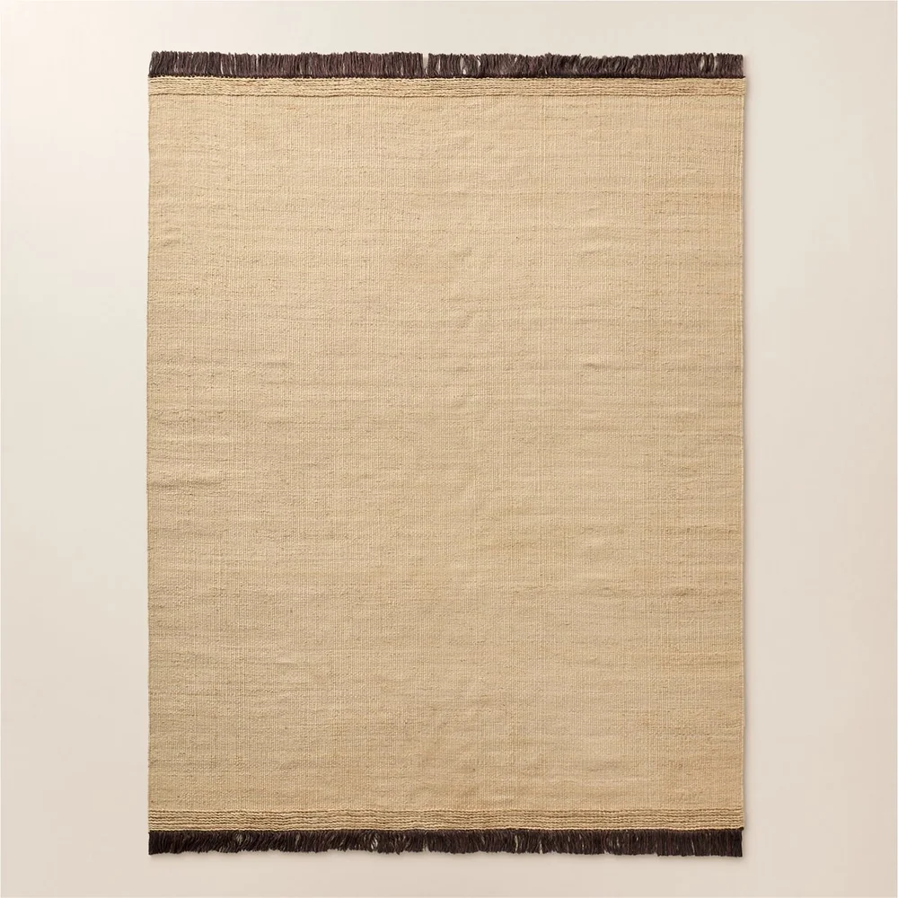 Liana Handwoven Sand Jute Area Rug 8x10
