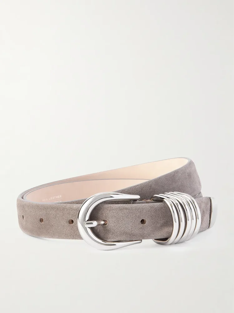 Hollyhock suede waist belt