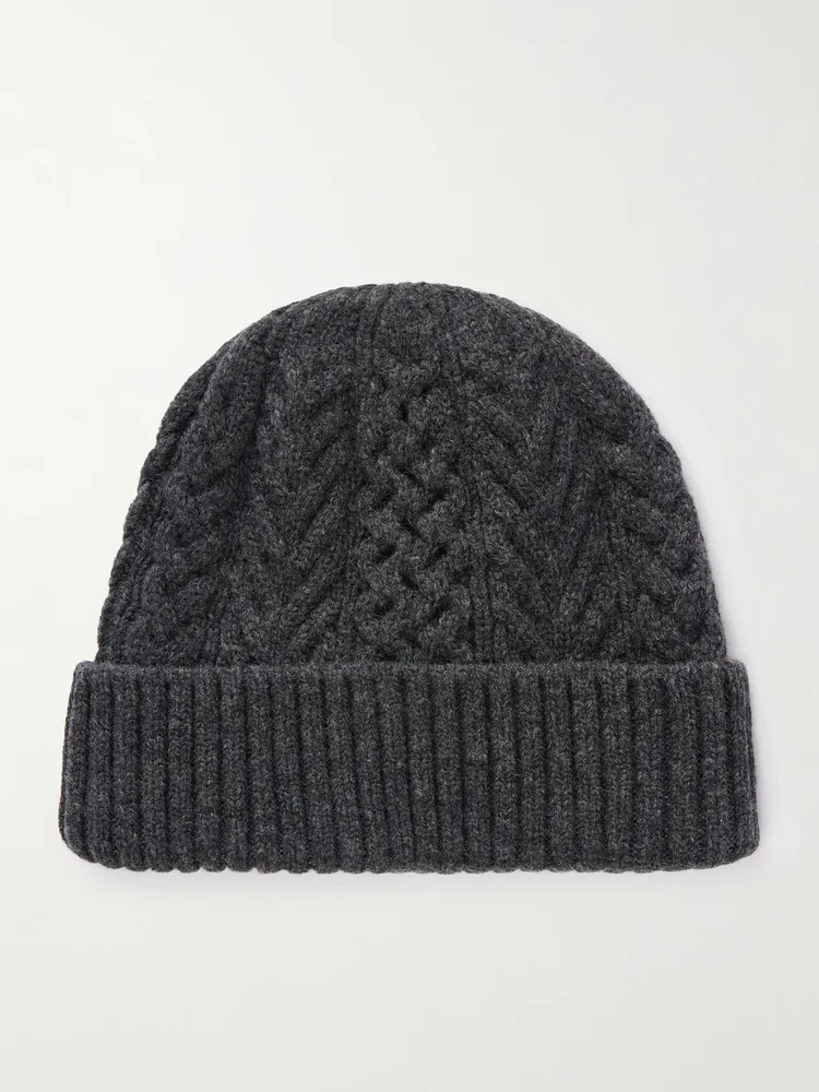 Aran Wool Beanie
