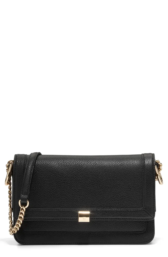 Daniella Leather Chain Shoulder Bag
