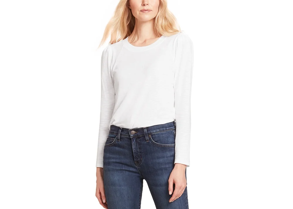 Mason Gathered Shoulder Baseball Tee