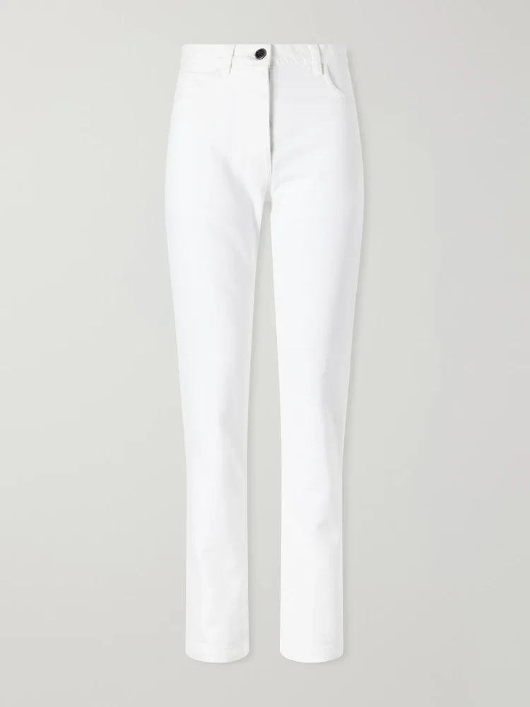 The Dan mid-rise straight-leg jeans