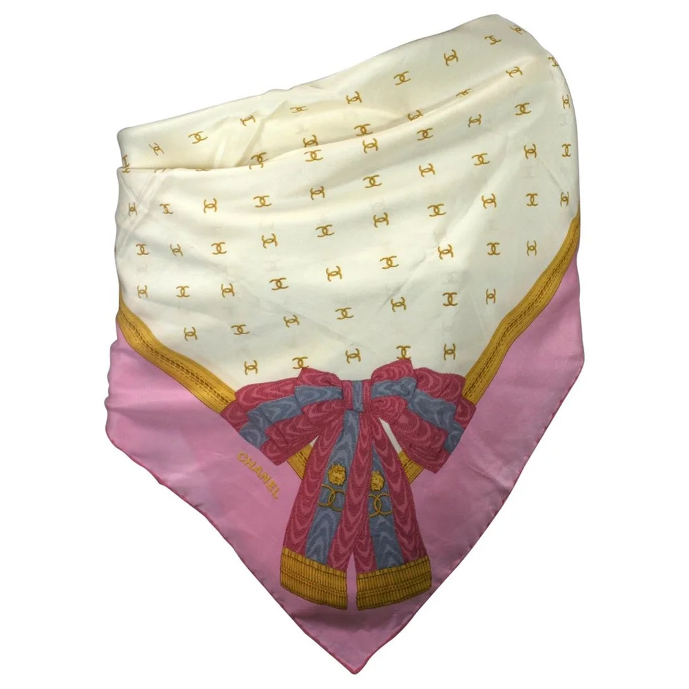 Chanel by Karl Lagerfeld Logo Scarf