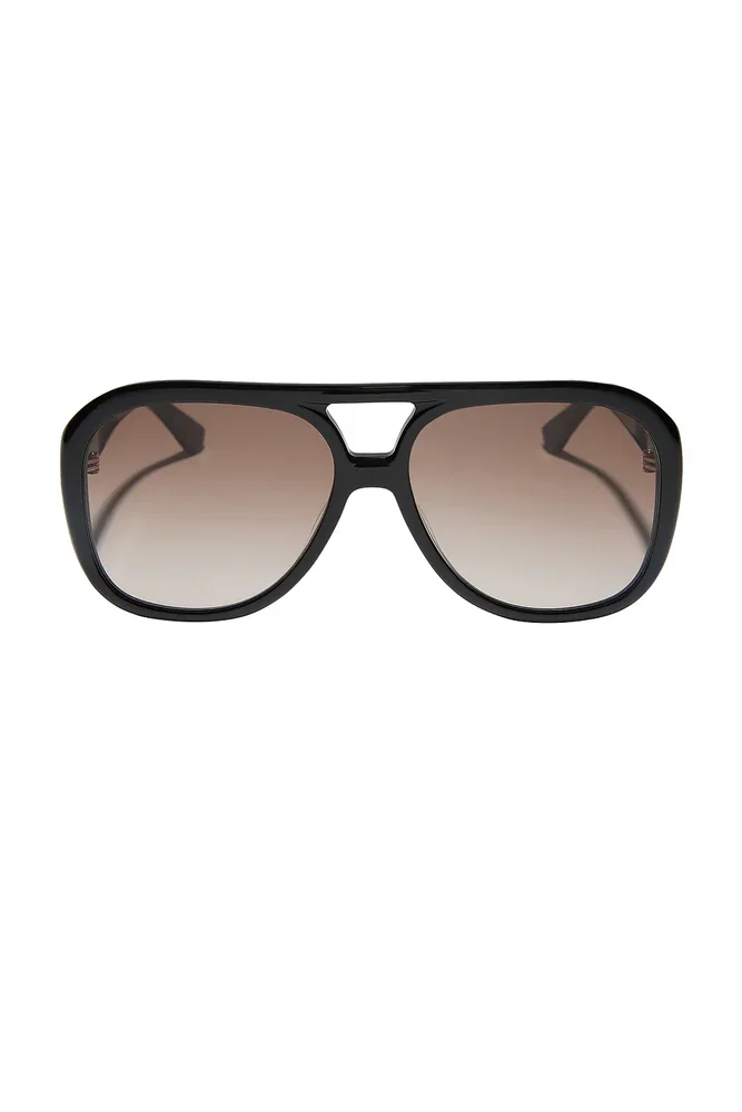X For Love & Lemons Acetate Aviator Sunglasses