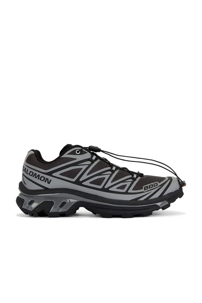 XT-6 Nocturne Vision Sneaker in Black Footwear Silver