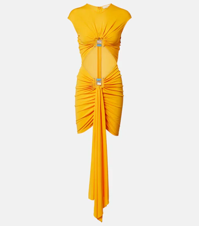 Bezel Quartz Disconnect jersey minidress