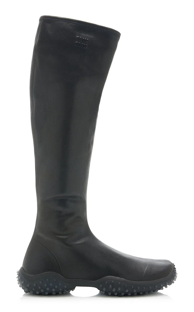 Leather Knee Boots