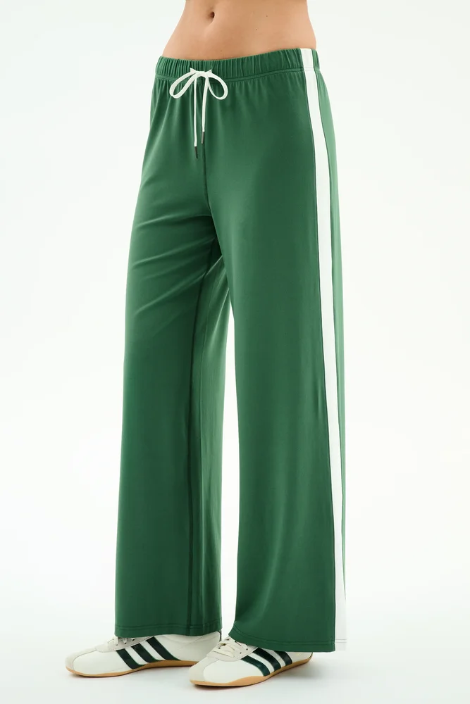 Willow Airweight Wide Leg - Arugula/White