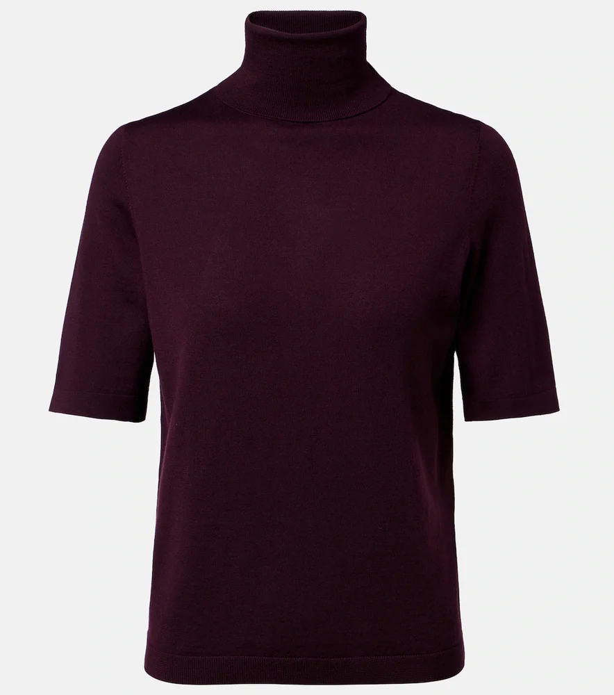 Turtleneck virgin wool sweater