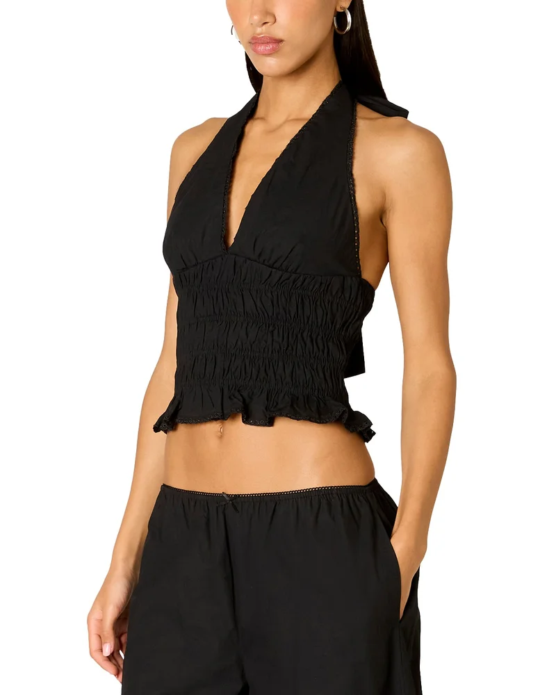 Filippo Cotton Halter Top