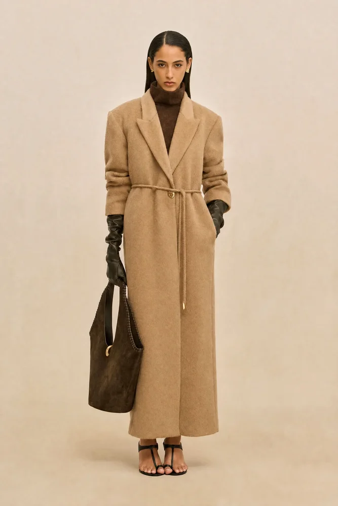 Emm Coat in Camel