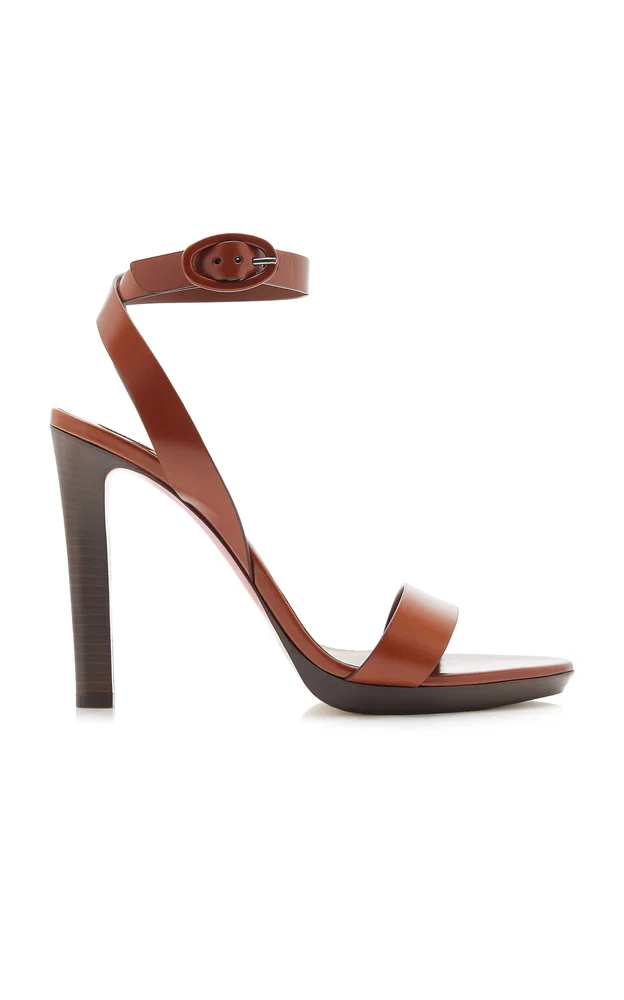 Fanny 120mm Leather Sandals