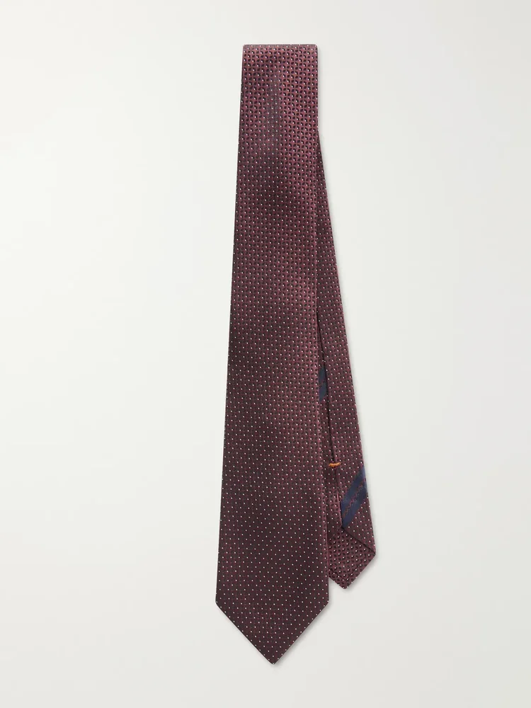 8 cm Silk-Jacquard Tie