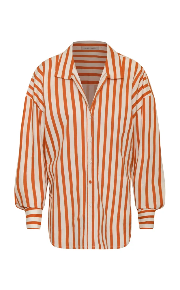 Un Tej Oversized Cotton Shirt