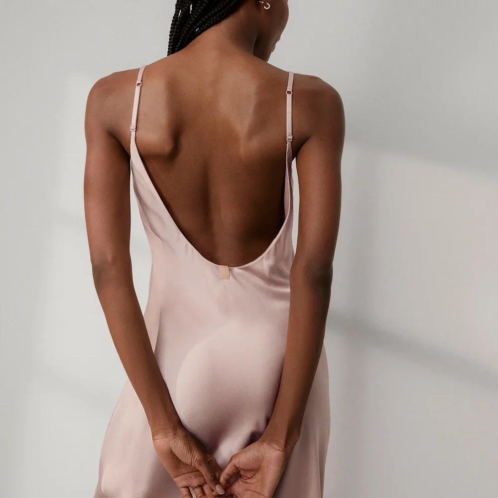 Washable Silk Bias Slip Dress