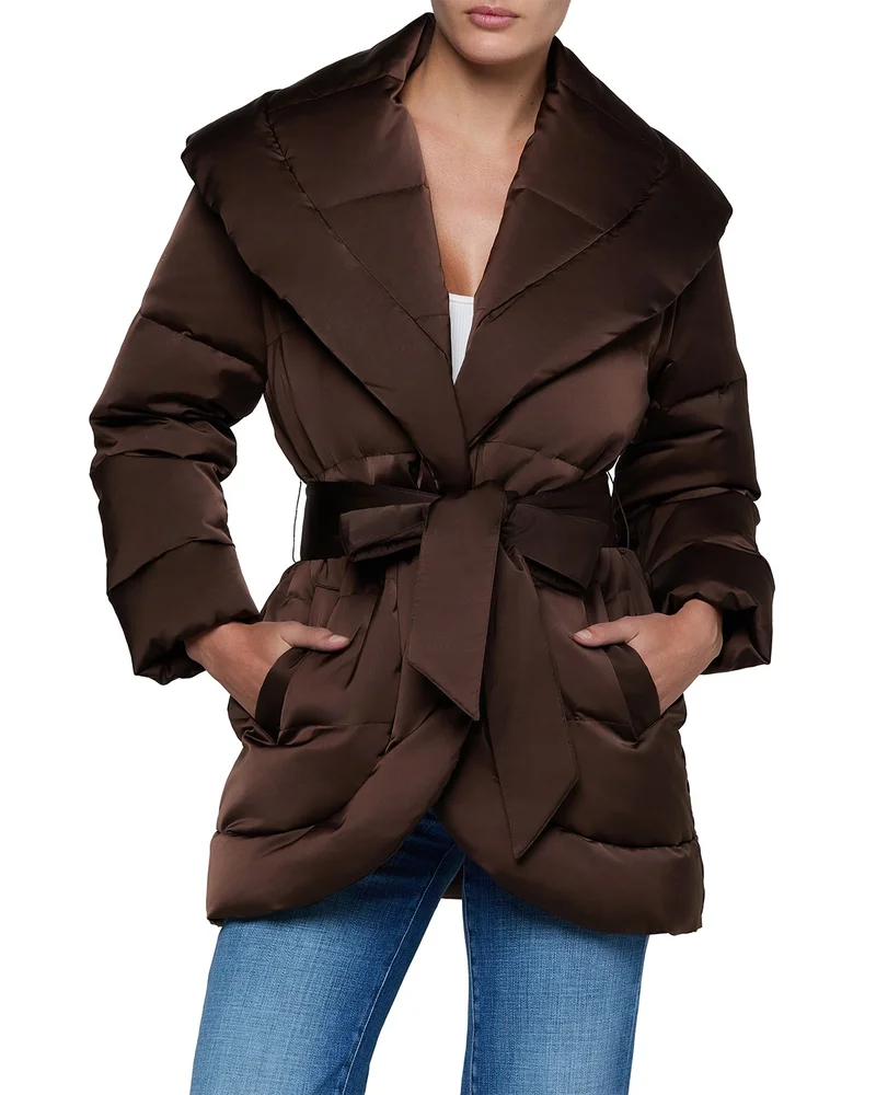 Glacier Shawl Collar Down Puffer Coat