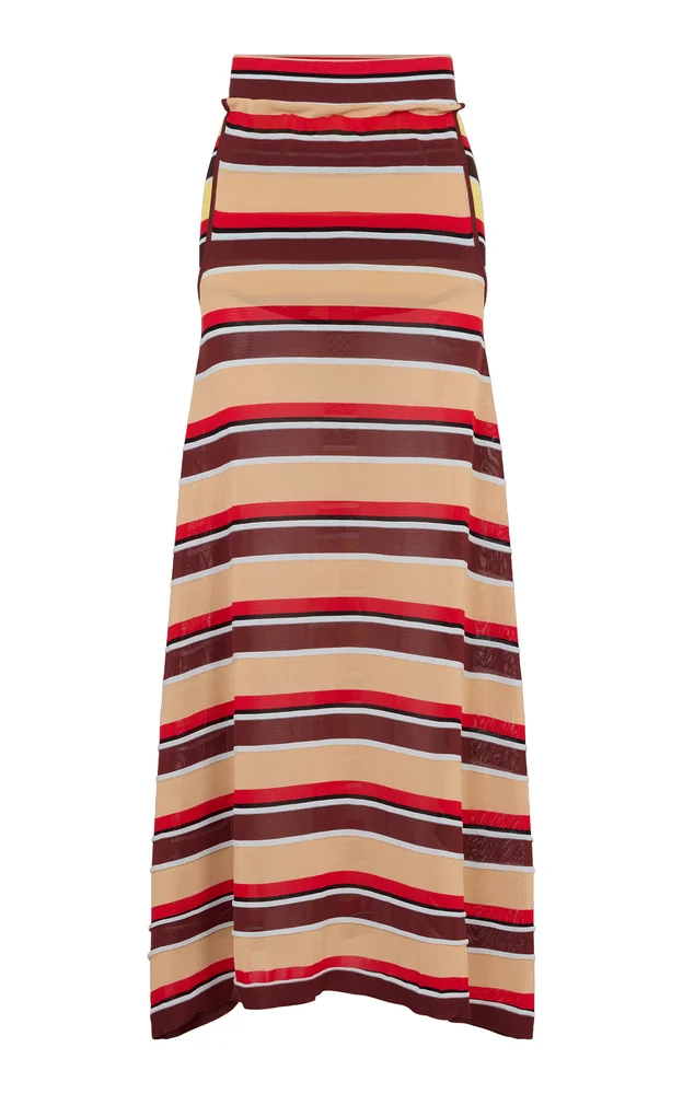 Striped Maxi Skirt