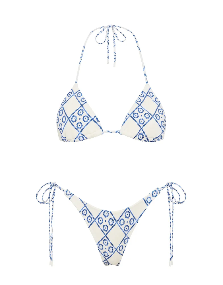 Triangl VINCA - INDIGO LACE Triangle Bikini Set