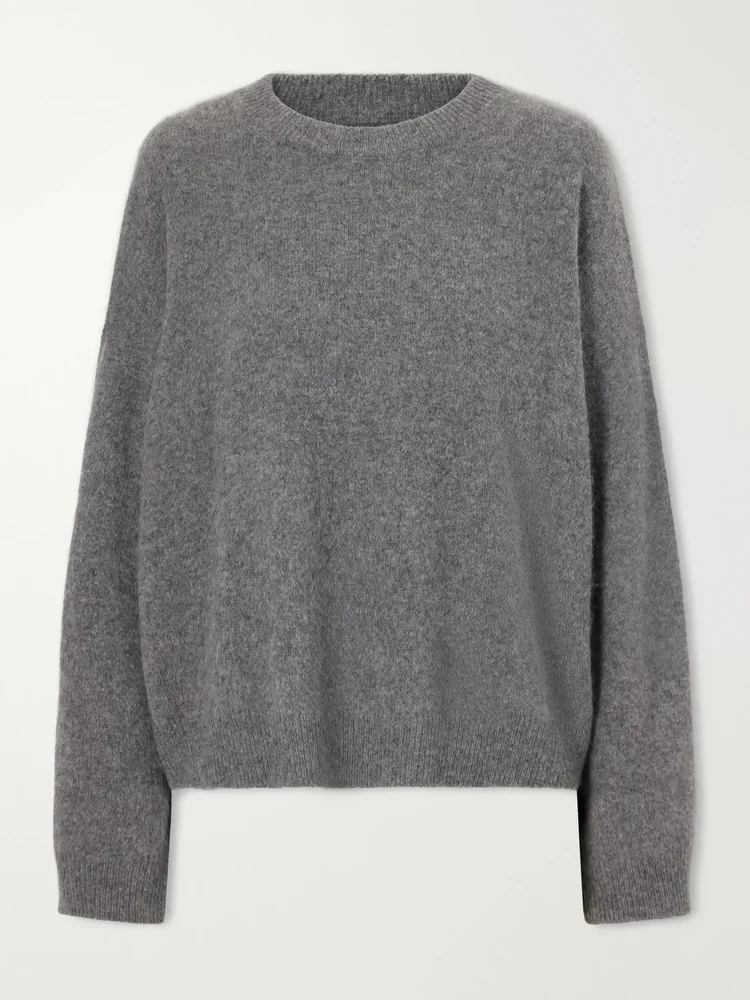 Tristan yak and wool-blend sweater