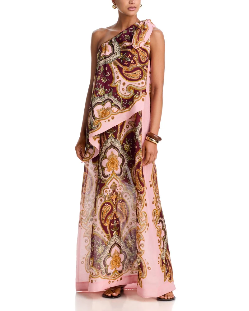 Porter Layered One Shoulder Dress