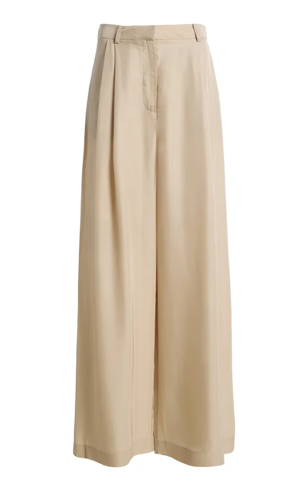 Marfa Pleated Twill Trousers