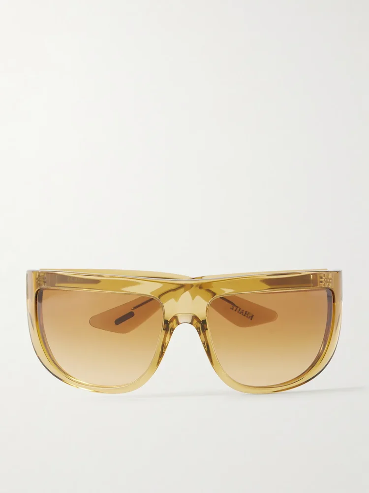 + Khaite 1974C D-frame acetate sunglasses