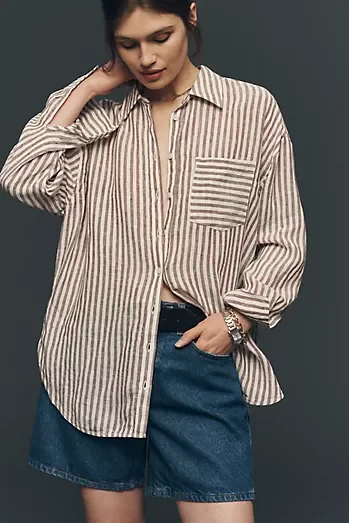 Bennet 100% European Linen Buttondown Shirt
