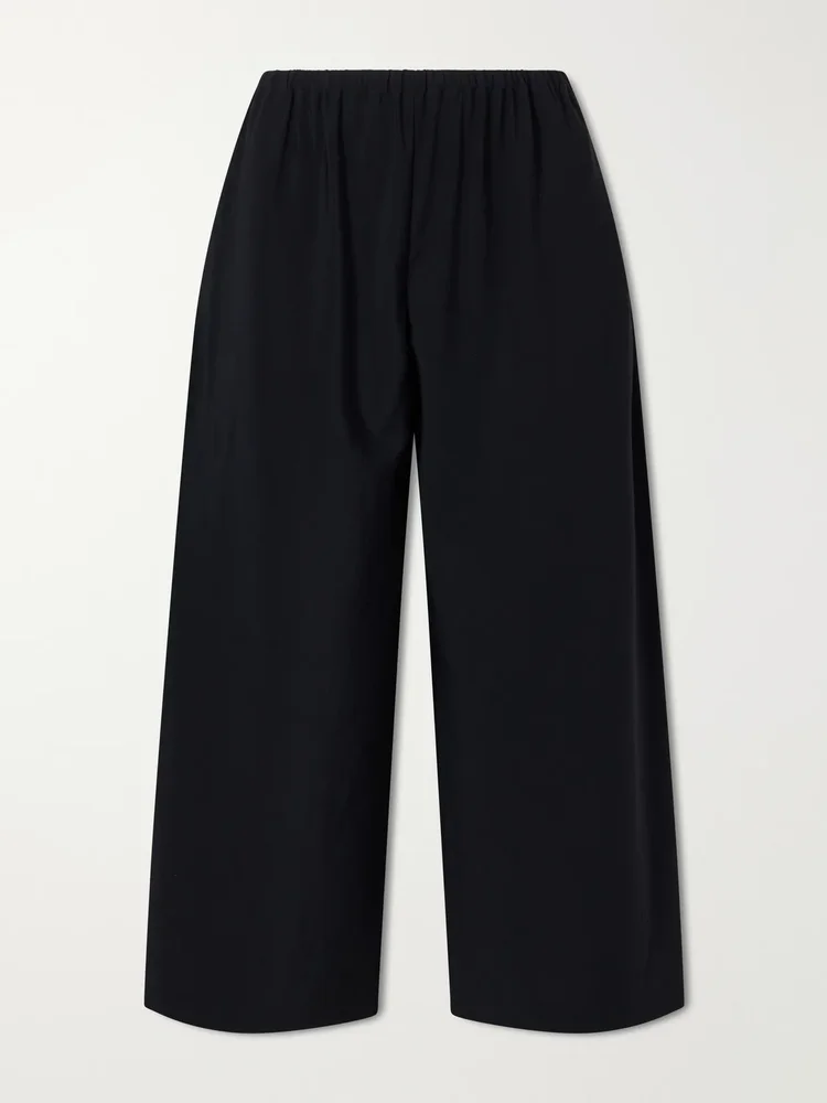 Cosmo wool-twill cropped pants