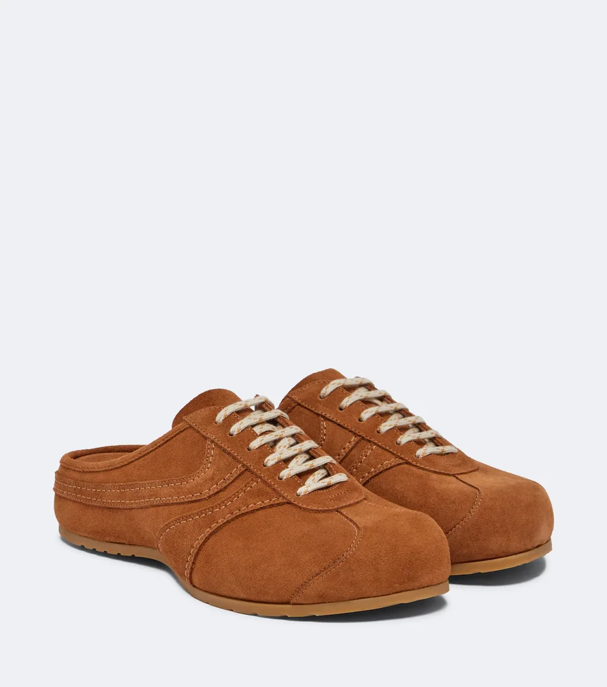 Suede Mule Sneakers
