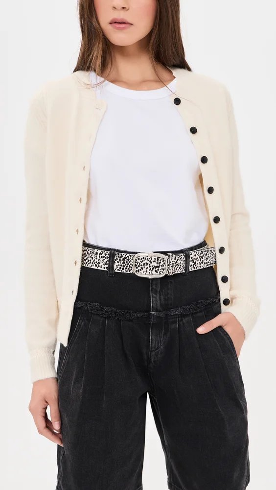 Holis Pony Hair Leather Belt