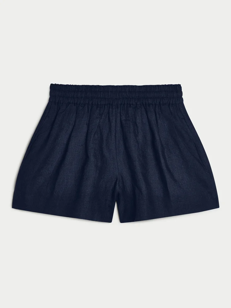 Shkip Shorts in Linen
