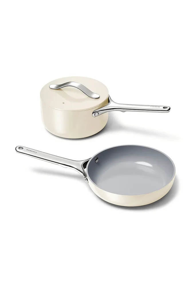 Non-stick Ceramic Mini Fry Pan & Mini Sauce Pan Duo