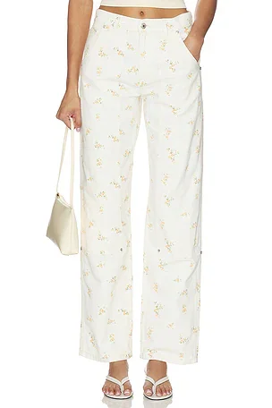 Printed Straight Leg