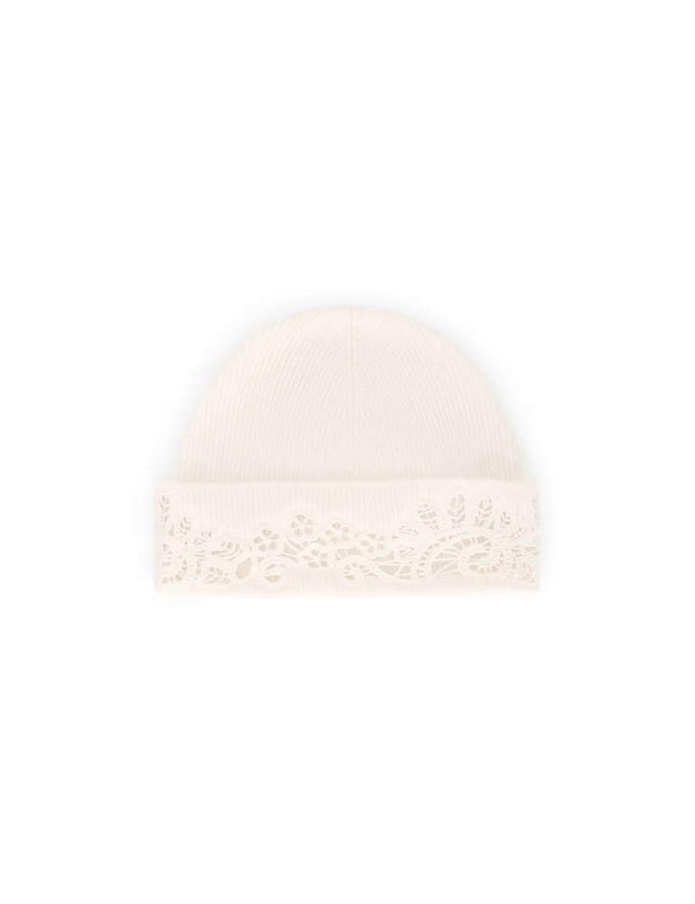 Merino Lace Beanie