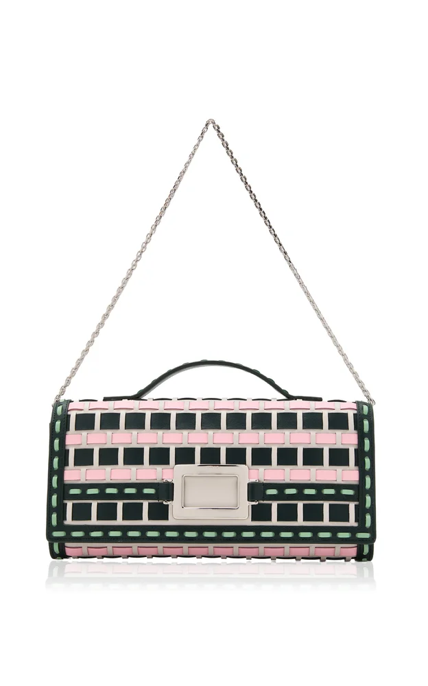 Belle Vivier Leather Clutch