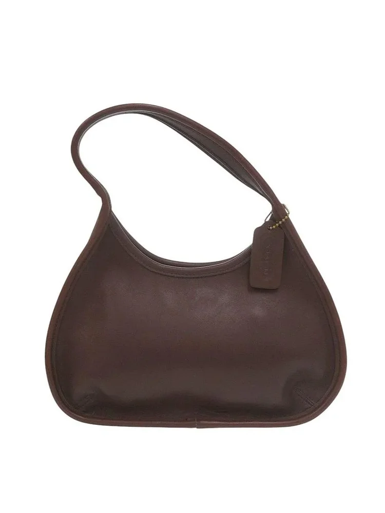 Pre-Owned Vintage Ergo Leather Hobo Shoulder Bag, Brown