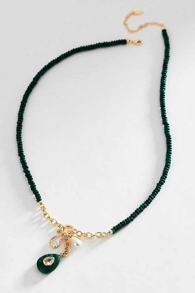Beaded Charm Necklace