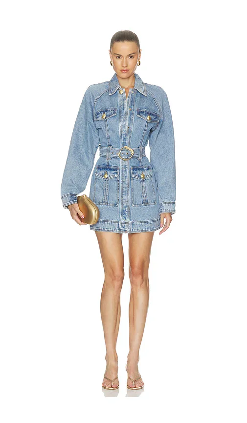 Lyra Denim Mini Dress