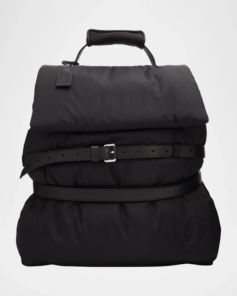 Nylon Bag with Wraparound Belt