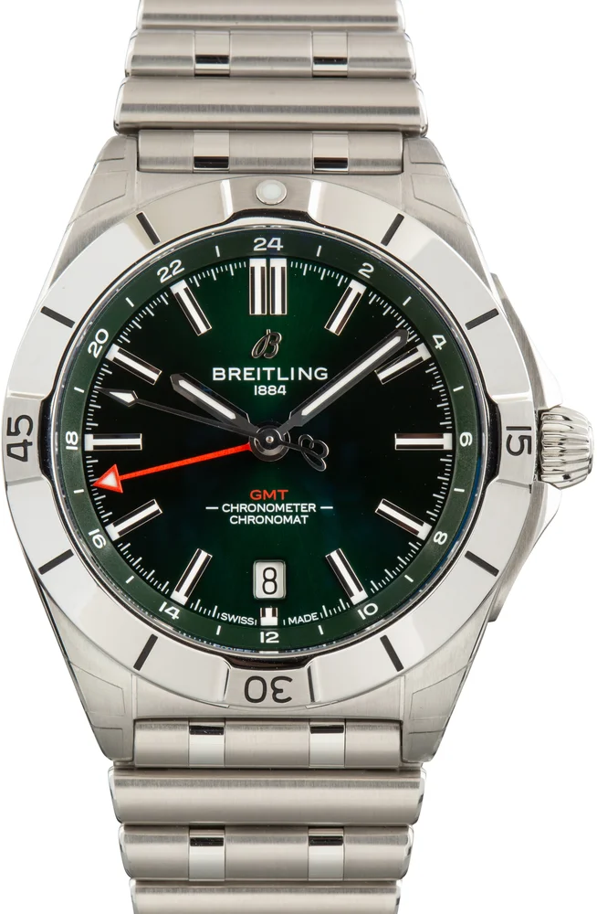 Pre-Owned Chronomat Automatic GMT 40 Green Dial